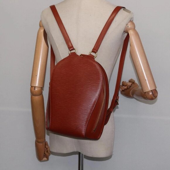LOUIS VUITTON Epi Mabillon Backpack Brown M52233 LV Auth 143625 - Picture 15 of 16